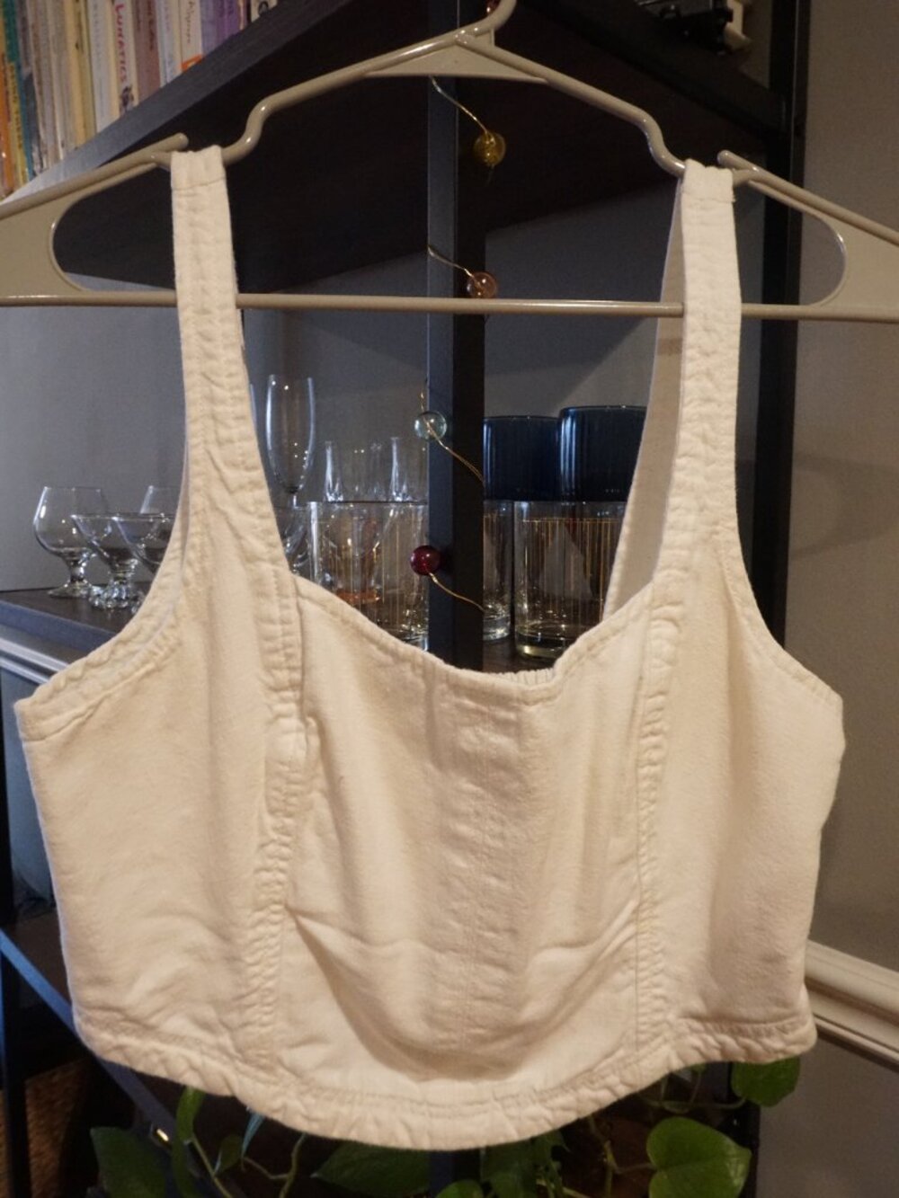 White Crop Top